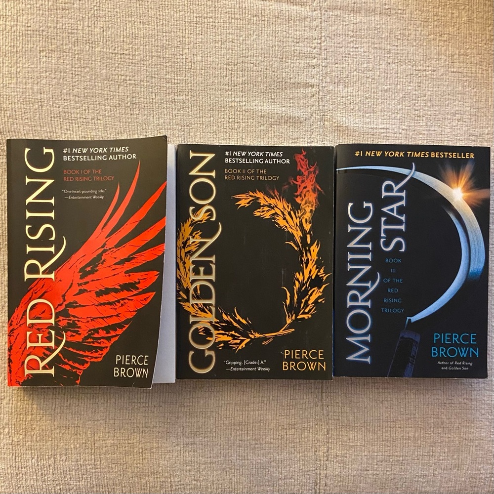 Red Rising Trilogy Book Set by Pierce Brown